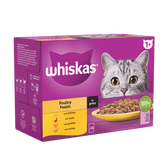 whiskas pouches poultry gravy